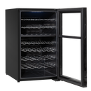 Baridi DH236  52 Bottle Dual Zone Wine Cooler, Fridge, Touch Screen Controls, LED - Black