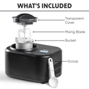 Baridi DH238 Automatic Churning Ice Cream Machine 1L - Black