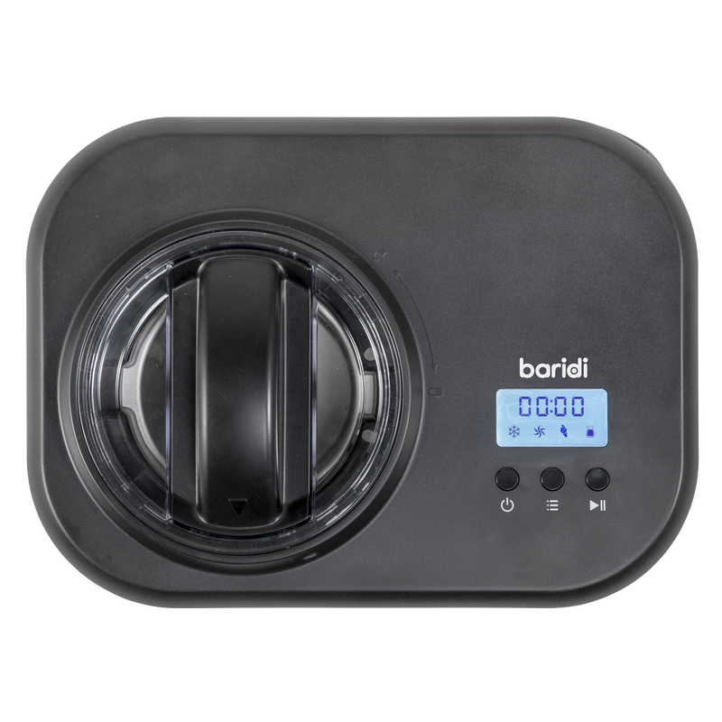 Baridi DH238 Automatic Churning Ice Cream Machine 1L - Black