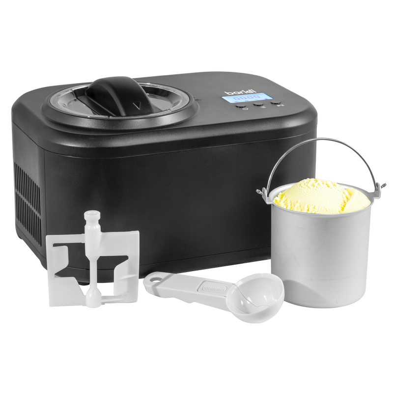 Baridi DH238 Automatic Churning Ice Cream Machine 1L - Black