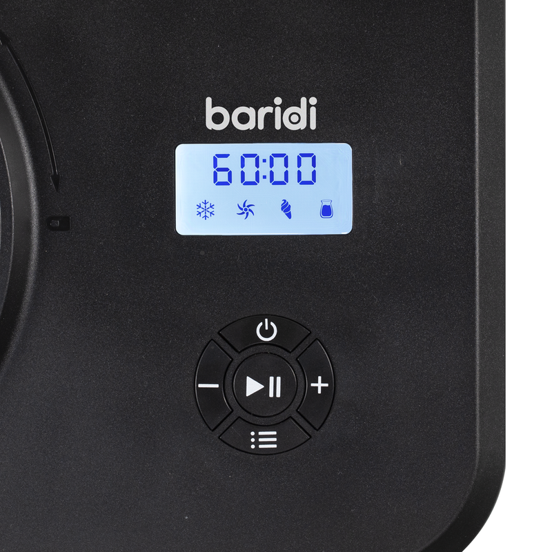 Baridi DH240 Automatic Churning Ice Cream Machine 1.5L - Black