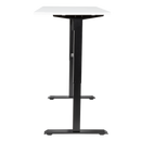 Dellonda DH244 White Electric Height Adjustable Standing Desk with Memory, Quiet, 1400x700mm