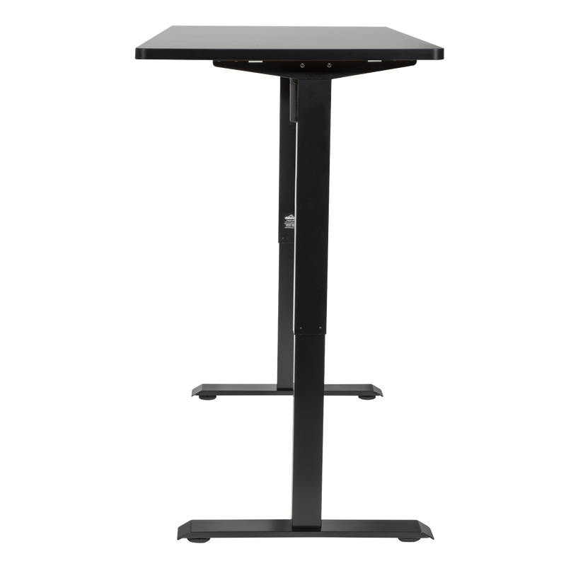 Dellonda DH245 Black Electric Height Adjustable Standing Desk with Memory, Quiet, 1400x700mm