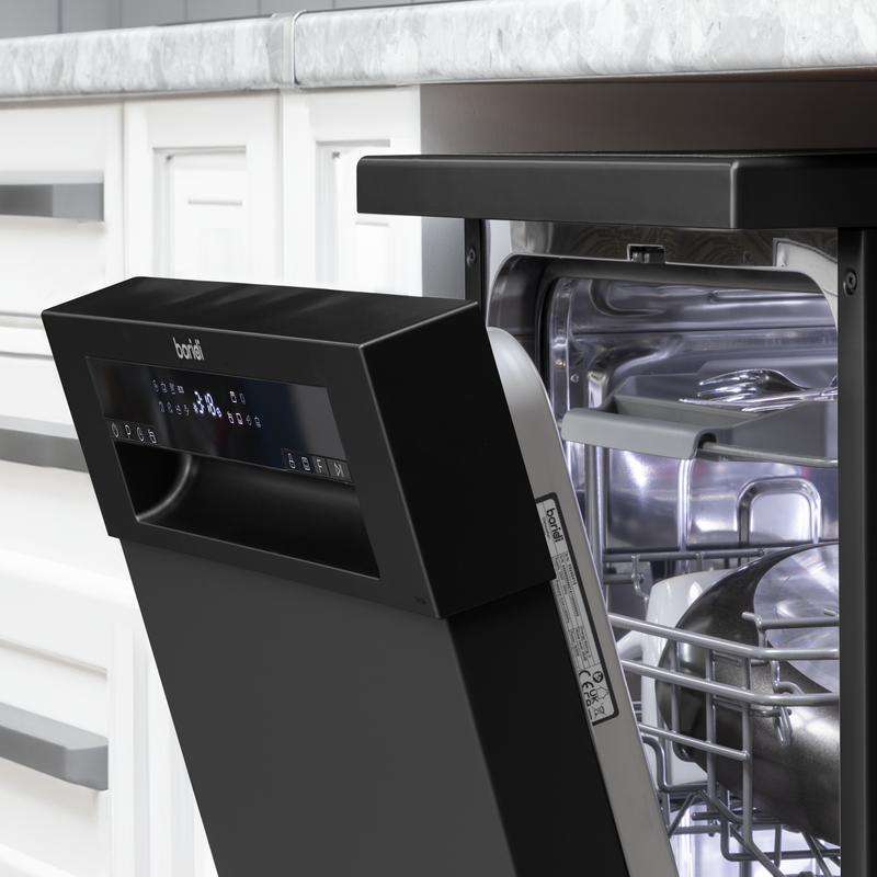 Baridi DH267 Slimline Freestanding Dishwasher 45cm Wide 10 Place Settings - Black