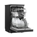 Baridi DH267 Slimline Freestanding Dishwasher 45cm Wide 10 Place Settings - Black