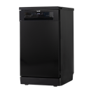 Baridi DH267 Slimline Freestanding Dishwasher 45cm Wide 10 Place Settings - Black