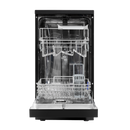 Baridi DH267 Slimline Freestanding Dishwasher 45cm Wide 10 Place Settings - Black