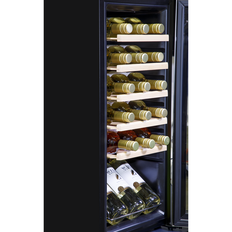 Baridi DH29  18 Bottle Wine Fridge Cooler & Touch Control, LED Light, Stainless Steel