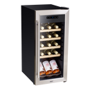 Baridi DH29  18 Bottle Wine Fridge Cooler & Touch Control, LED Light, Stainless Steel