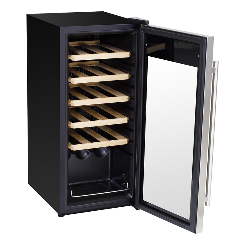 Baridi DH29  18 Bottle Wine Fridge Cooler & Touch Control, LED Light, Stainless Steel
