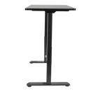 Dellonda DH34 Black Electric Height Adjustable Standing Desk, 1400 x 700mm Dual Motor 100kg