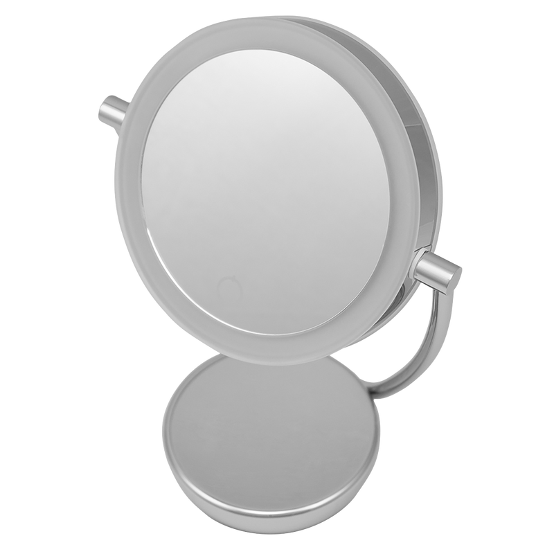 Dellonda DH3 Freestanding Double-Sided LED Vanity Mirror 7.5"
