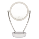 Dellonda DH3 Freestanding Double-Sided LED Vanity Mirror 7.5"