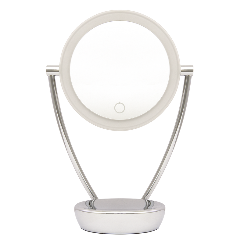 Dellonda DH3 Freestanding Double-Sided LED Vanity Mirror 7.5"