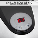 Baridi DH49  5L Mini Keg Beer Dispenser Tap 4 degreeC Integrated Cooling