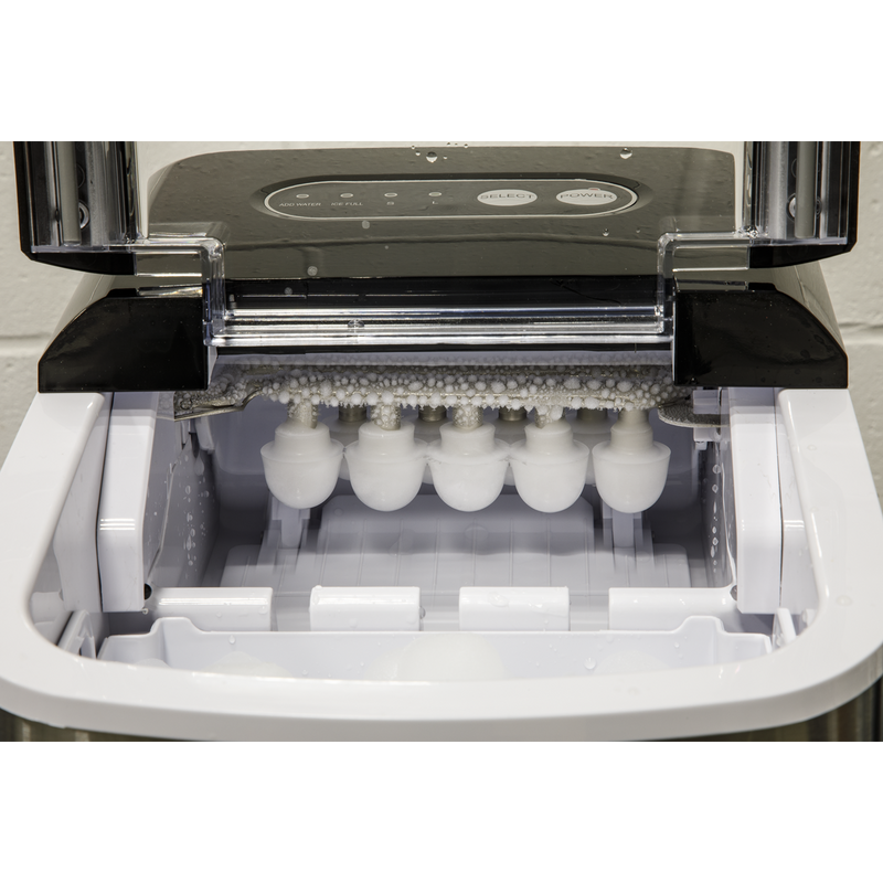 Baridi DH52  12kg in 24hr Ice Cube Maker with LED Display & 10 Minute Freeze - DH52