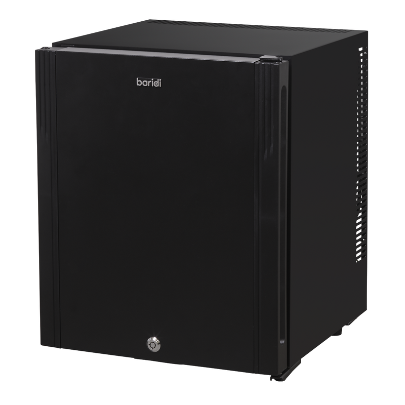 Baridi DH57  25L Ultra Quiet Drinks & Wine Mini Cooler Fridge with LED Light, Black