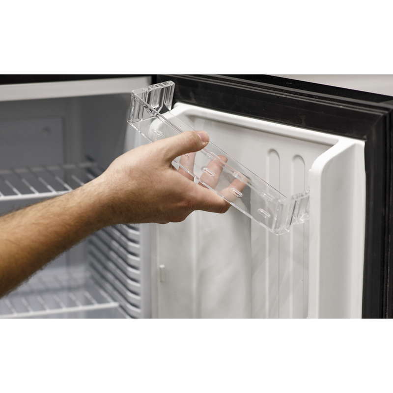 Baridi DH58  35L Ultra Quiet Drinks & Wine Mini Cooler Fridge with LED Light, Black
