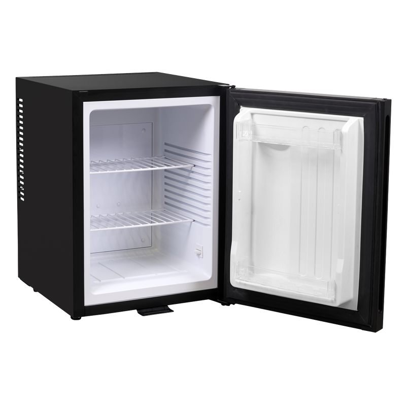 Baridi DH58  35L Ultra Quiet Drinks & Wine Mini Cooler Fridge with LED Light, Black
