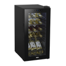 Baridi DH5  15 Bottle Wine Fridge with Digital Touchscreen Controls & LED Light, Black