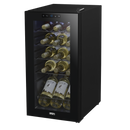 Baridi DH5  15 Bottle Wine Fridge with Digital Touchscreen Controls & LED Light, Black
