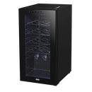 Baridi DH5  15 Bottle Wine Fridge with Digital Touchscreen Controls & LED Light, Black