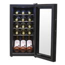 Baridi DH5  15 Bottle Wine Fridge with Digital Touchscreen Controls & LED Light, Black