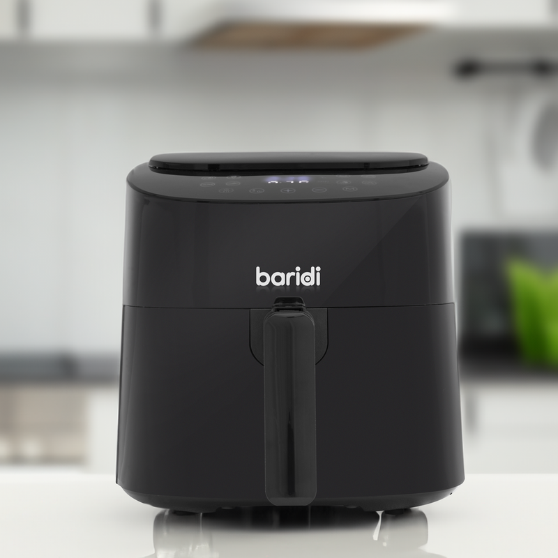 Baridi DH60  3.5L Low Fat Air Fryer with Digital Rapid Air Oil Free Circulation System, 1300W, 8 Presets