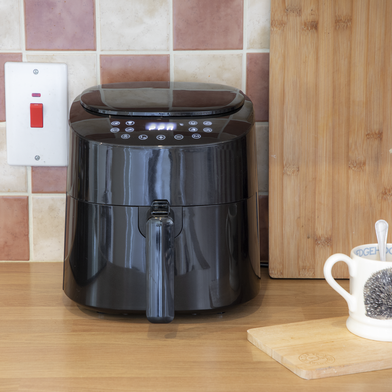 Baridi DH60  3.5L Low Fat Air Fryer with Digital Rapid Air Oil Free Circulation System, 1300W, 8 Presets