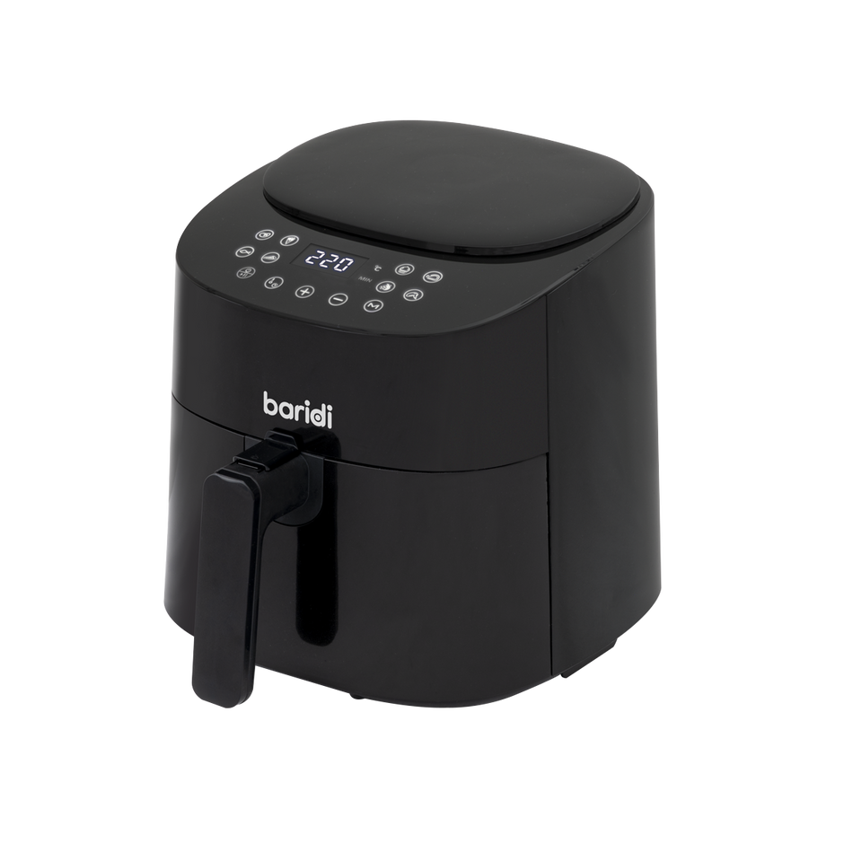 Baridi DH60  3.5L Low Fat Air Fryer with Digital Rapid Air Oil Free Circulation System, 1300W, 8 Presets