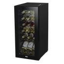 Baridi DH6  18 Bottle Wine Fridge with Digital Touchscreen Controls & LED Light, Black