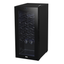 Baridi DH6  18 Bottle Wine Fridge with Digital Touchscreen Controls & LED Light, Black