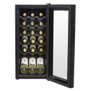 Baridi DH6  18 Bottle Wine Fridge with Digital Touchscreen Controls & LED Light, Black