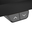 Dellonda DH70 Single Motor Ultra-Quiet Adjustable-Height Electric Sit/Stand Desk - Carbon Fibre Effect Desktop