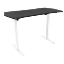 Dellonda DH70 Single Motor Ultra-Quiet Adjustable-Height Electric Sit/Stand Desk - Carbon Fibre Effect Desktop