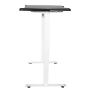 Dellonda DH70 Single Motor Ultra-Quiet Adjustable-Height Electric Sit/Stand Desk - Carbon Fibre Effect Desktop