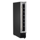 Baridi DH77  7 Bottle 15cm Slim Wine Cooler with Digital Touchscreen Controls, Stainless Steel