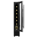 Baridi DH77  7 Bottle 15cm Slim Wine Cooler with Digital Touchscreen Controls, Stainless Steel