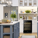 Baridi DH78  54 Bottle Wine Cellar Fridge with Digital Touch Screen Controls, Black