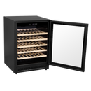 Baridi DH78  54 Bottle Wine Cellar Fridge with Digital Touch Screen Controls, Black