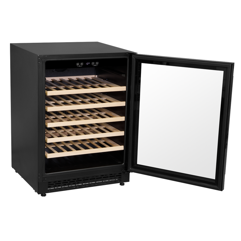 Baridi DH78  54 Bottle Wine Cellar Fridge with Digital Touch Screen Controls, Black