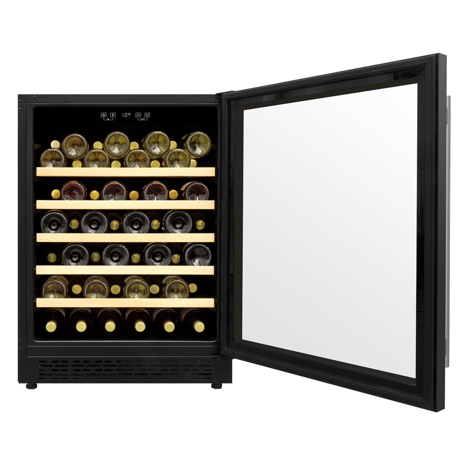 Baridi DH78  54 Bottle Wine Cellar Fridge with Digital Touch Screen Controls, Black