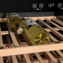 Baridi DH79  46 Bottle Wine Cellar Fridge with Digital Touch Screen Controls, Black