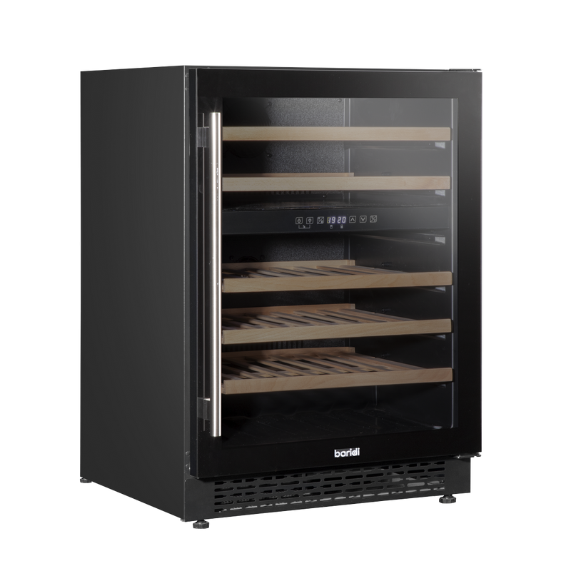 Baridi DH79  46 Bottle Wine Cellar Fridge with Digital Touch Screen Controls, Black