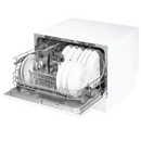 Baridi DH83  Compact Tabletop Dishwasher 6 Place Settings, 6 Programmes, Low Noise, 6.5L Cycle, Start Delay - White