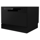 Baridi DH85  Compact Tabletop Dishwasher 6 Place Settings, 6 Programmes, Low Noise, 6.5L Cycle, Start Delay - Black