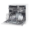 Baridi DH86  Compact Tabletop Dishwasher 8 Place Settings, 6 Programmes, Low Noise, 8L Cycle, Start Delay - White
