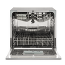 Baridi DH87  Compact Tabletop Dishwasher 8 Place Settings, 6 Programmes, Low Noise, 8L Cycle, Start Delay - Silver