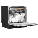 Baridi DH88  Compact Tabletop Dishwasher 8 Place Settings, 6 Programmes, Low Noise, 8L Cycle, Start Delay - Black