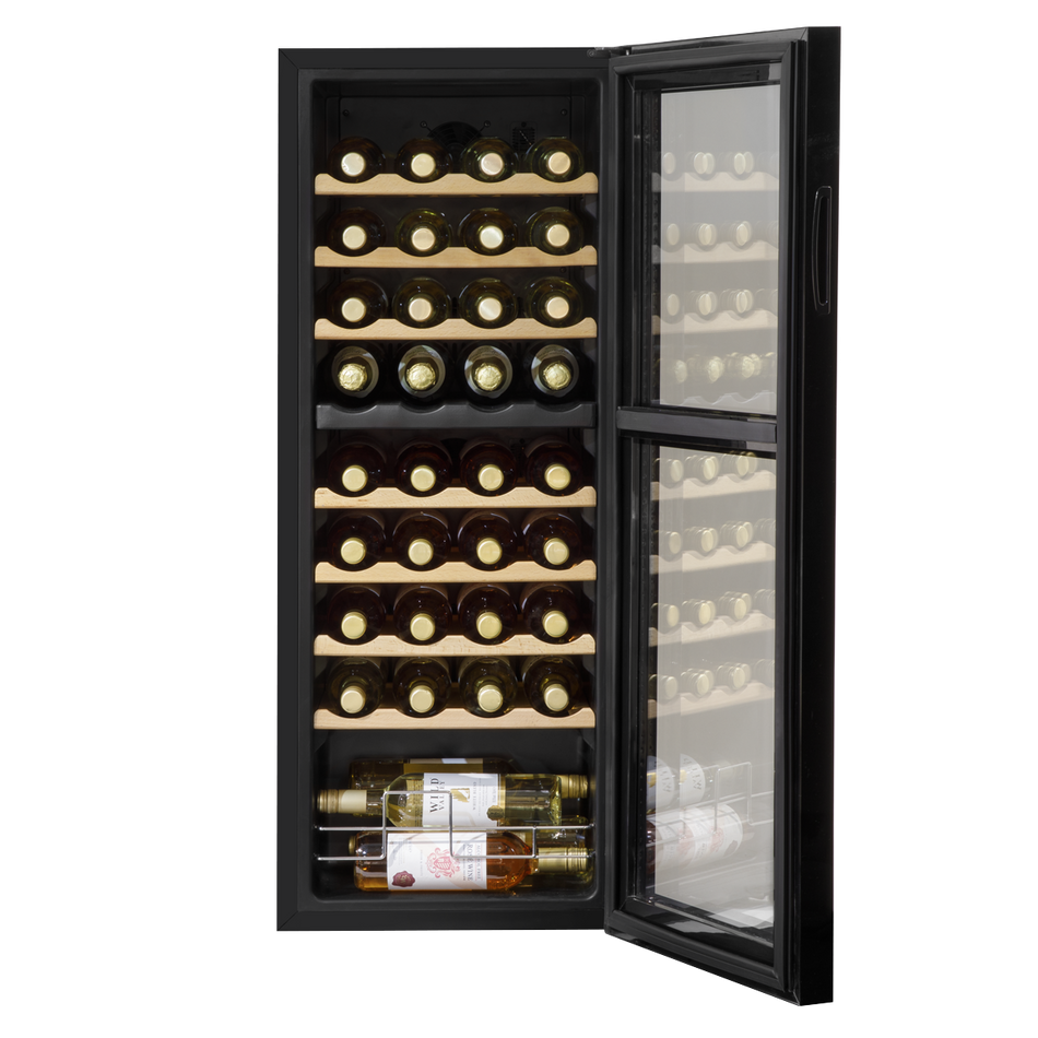 Baridi DH91 36 Bottle Dual Zone Wine Fridge & Cooler